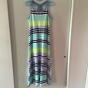 Girls Stripe Maxi Dress